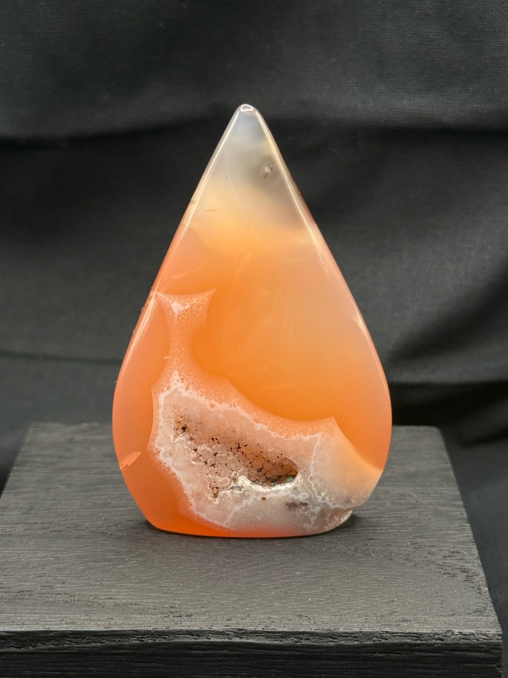 Natural Swazi Agate (Mozambique Agate) Polished Flame Freeform